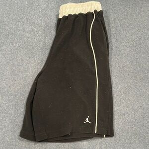 Jordan Black and White Athletic Shorts